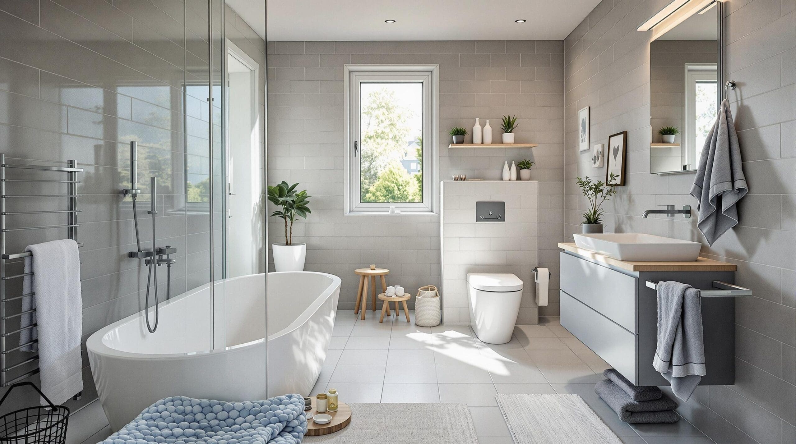 Flislegging av bad i Grorud - profesjonell utførelse