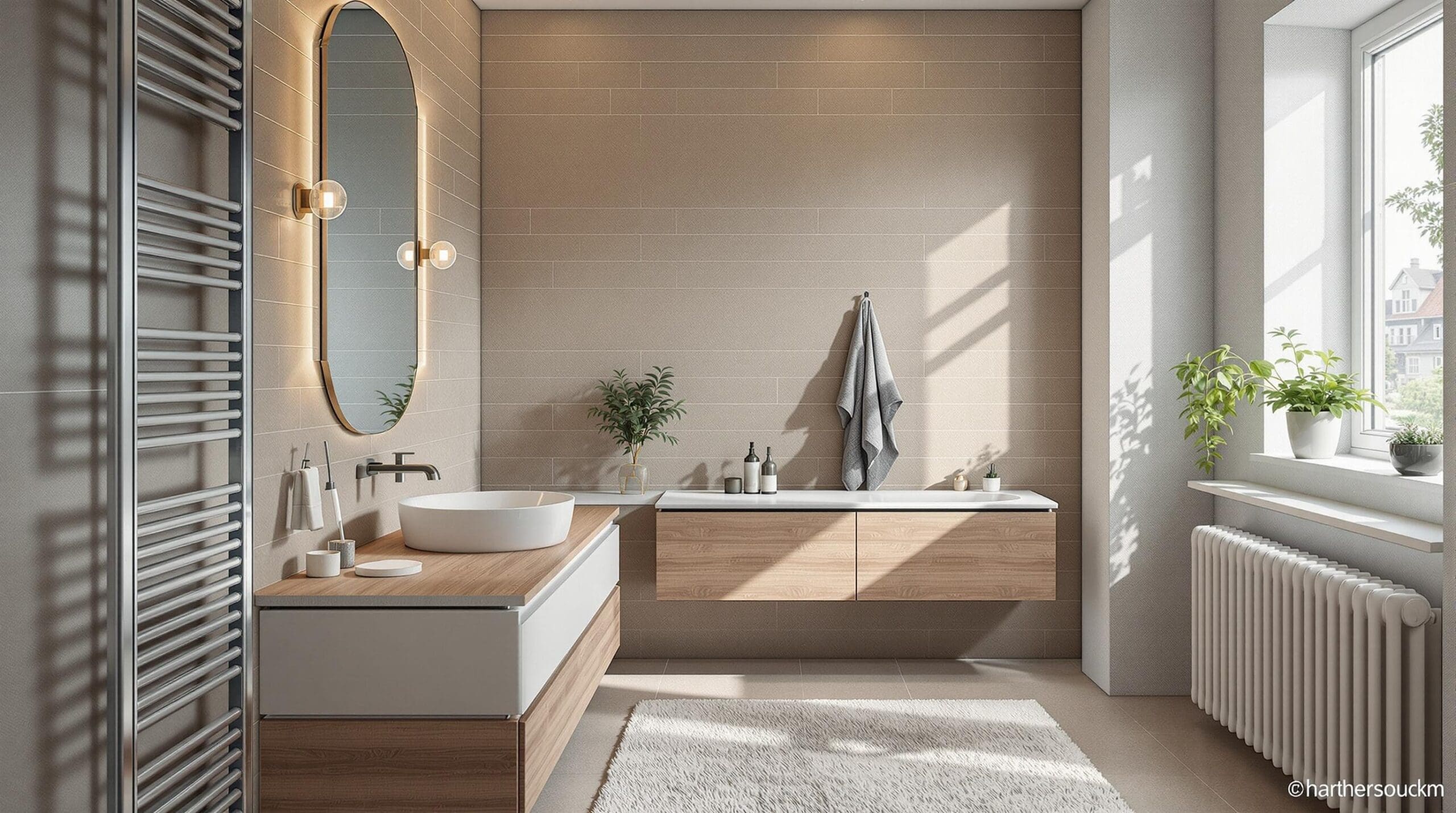 Pusse opp bad i Løren - profesjonell utførelse